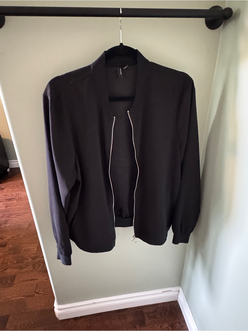 Vero Moda Black Zip-Up Bomber Jacket